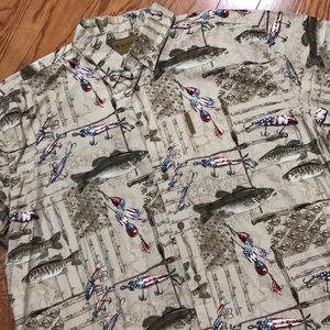 Magellan Sportswear 2XL Button Front Shirt
